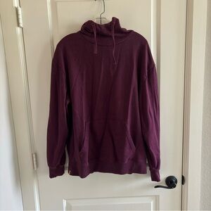 TenTree TreeFleece Cowl Neck Hoodie Size L EUC